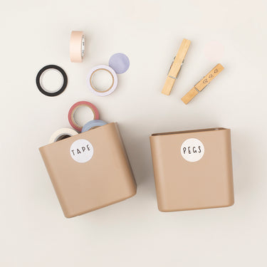 Round Paper Stickers // COLOURS (5 Sheets)