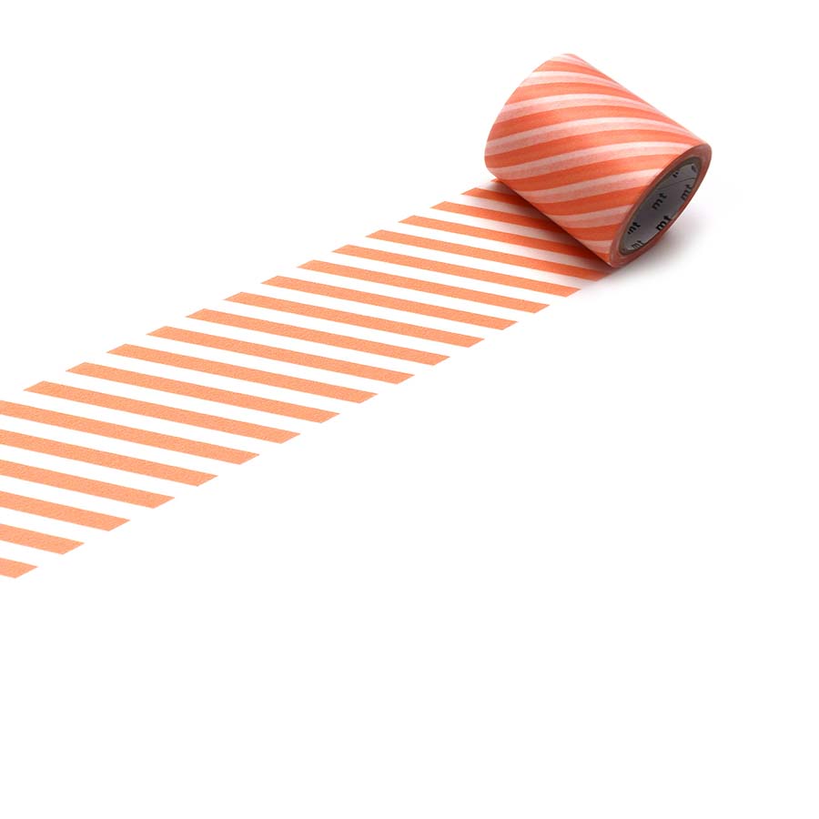 Washi Tape Wide // Salmon Stripe
