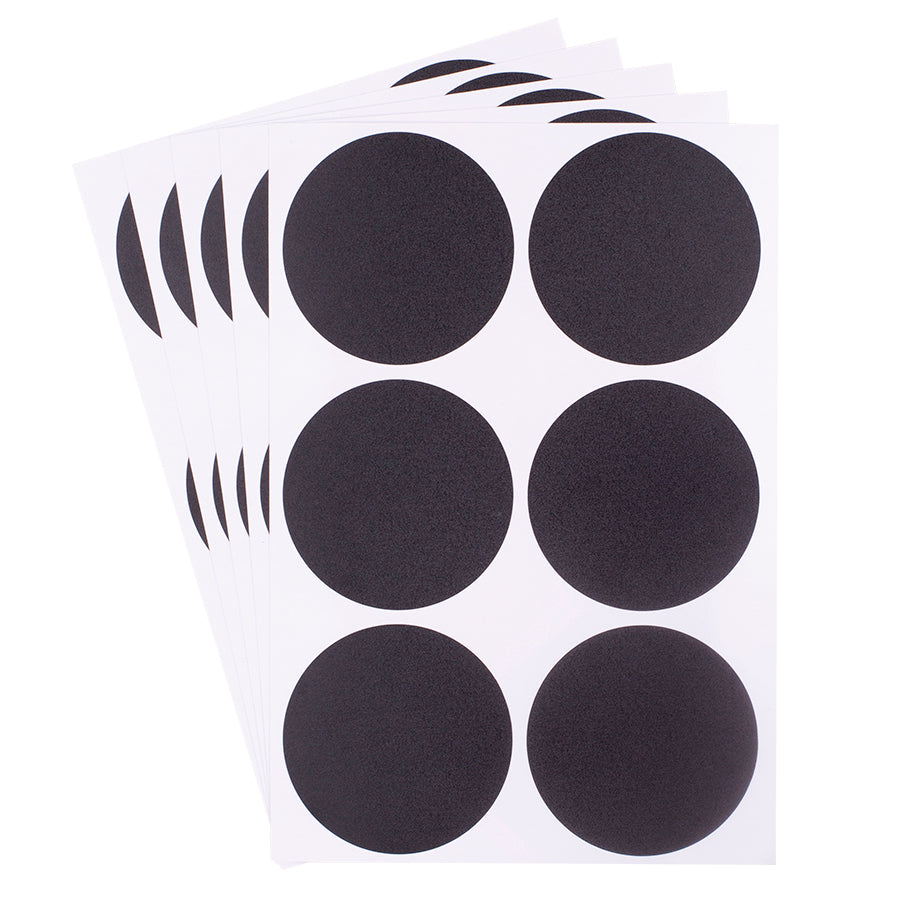 Label Stickers // Vinyl BLACK (5 sheets)
