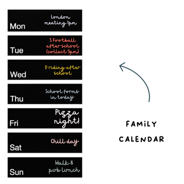 Chalkboard Planner // WEEK TALL