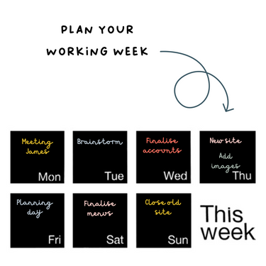 Chalkboard Planner // THIS WEEK