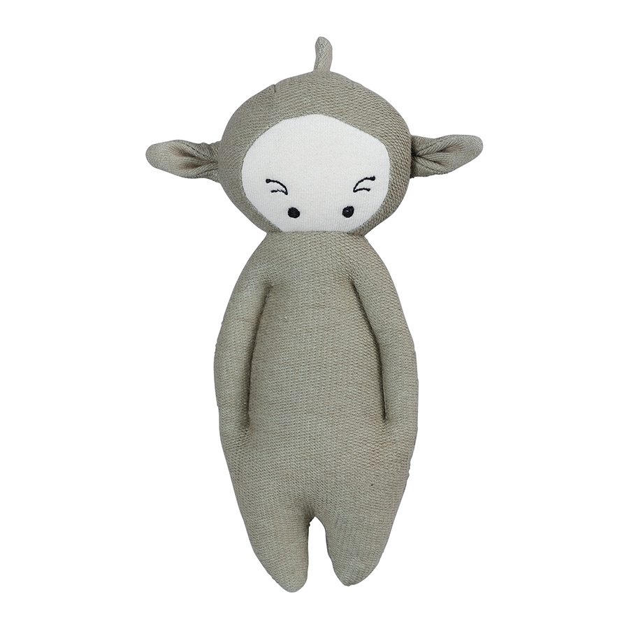 Soft Toy . Organic Cotton Rattle -  Dragon