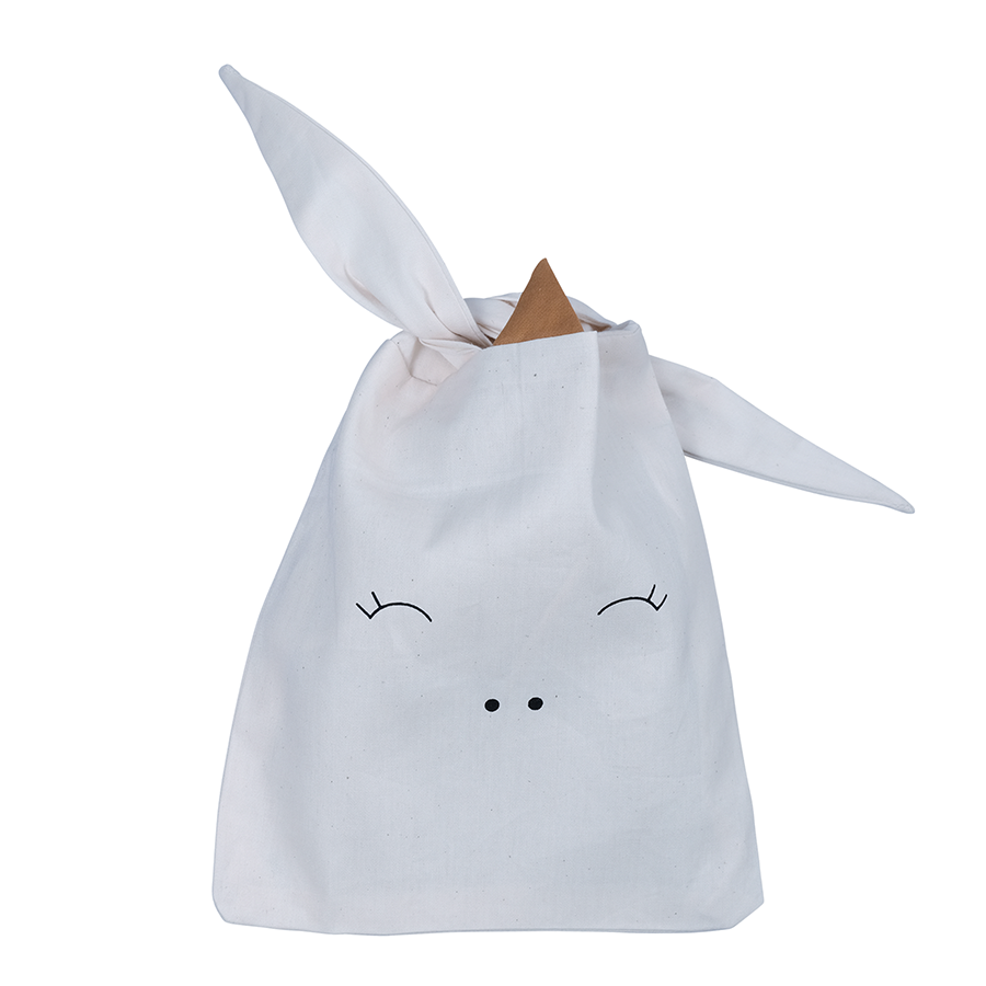Storage / Sandwich Bag . Organic Cotton - Unicorn