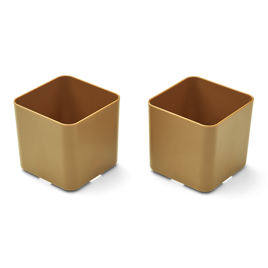 Storage Pot - Set of 2 - 2 sizes / various colours