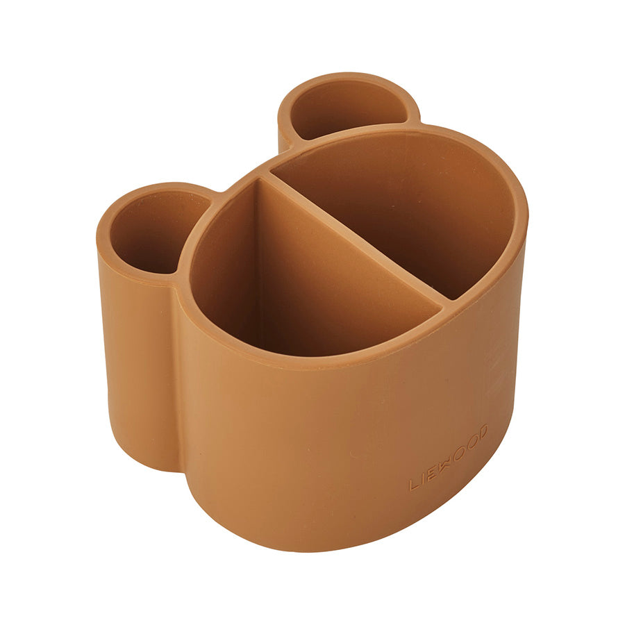 Storage . Silicone Divided Pot . Mustard