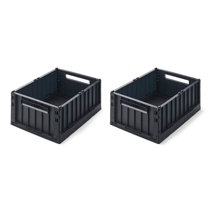 Liewood Folding Crate -  Medium / Two Pack - Various Colours