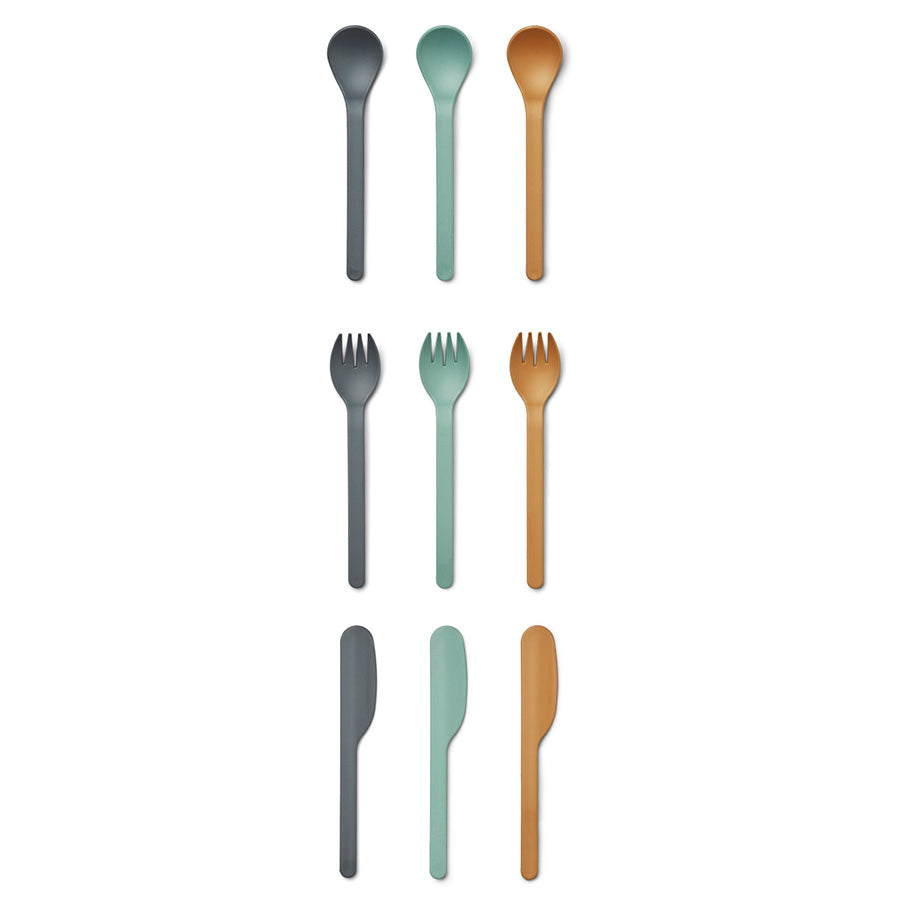Dining . Bio-Based Cutlery 9 Pack - Various Colours