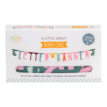 Garland . DIY Letter Banner - Handwriting Style / Boho Chic